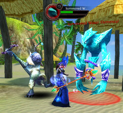 Summoned water elemental