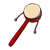 Icon rattle drum