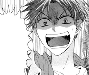 Sakurada's reaction to seeing Mafuyu