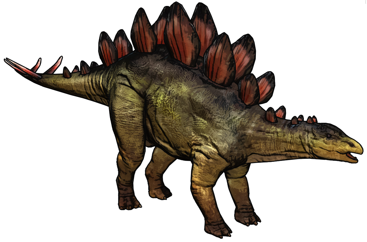 stegosaurus with spikes on side