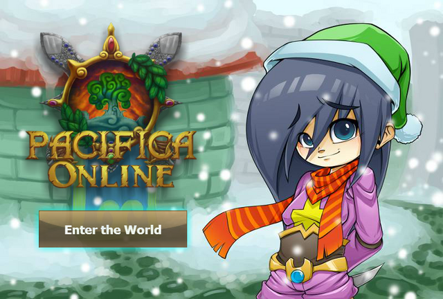 File:Pacifica Online - Login Screen - Christmas 2013 Bandit.png