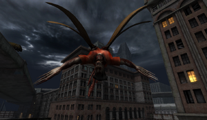 Winged Demon in Dead City