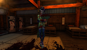 Geisha in Japanese Massacre