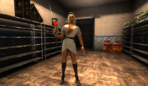 Nurse in Lab