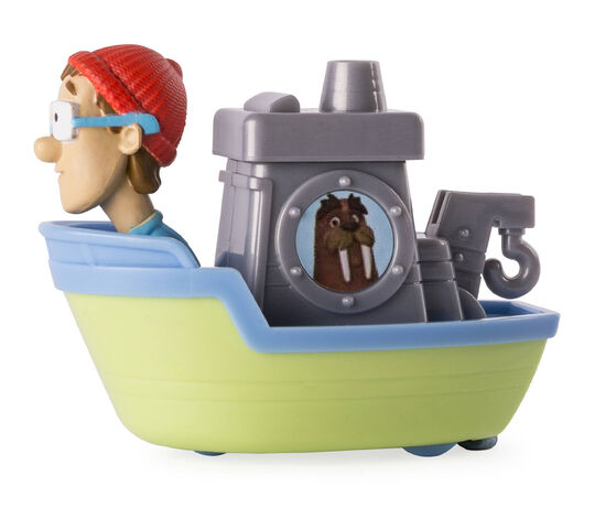 File:PAW Patrol Cap'n Turbot Captain Turbot in the Flounder Boat Toy Figure Rescue Racers Wally the Walrus.jpg