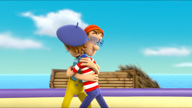 File:PAW Patrol Air Pups Cap'n Turbot Captain Francois Hugging.png