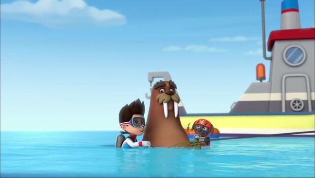 File:PAW Patrol - Wally the Walrus - Flounder 2.jpg