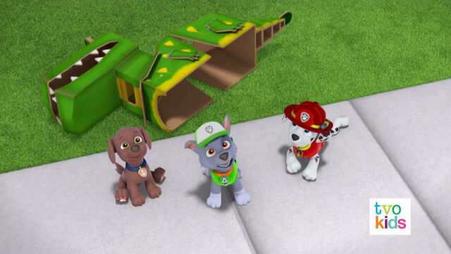 File:PAW Patrol Pups Save the Critters Marshall Rocky Zuma.jpg