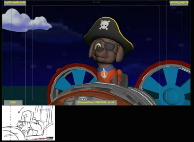 File:PAW Patrol Zuma in Hovercraft Draft Render.png