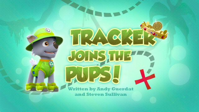 Plik:PAW Patrol Tracker Joins the Pups! Title Card.png