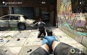 PD2 intimidated guard