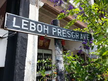 Presgrave Street sign, George Town, Penang (old)