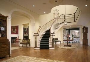 Sugarloaf clubhouse circular stairs