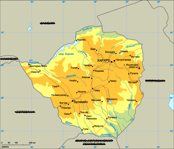 Файл:Zimbabwe map.gif