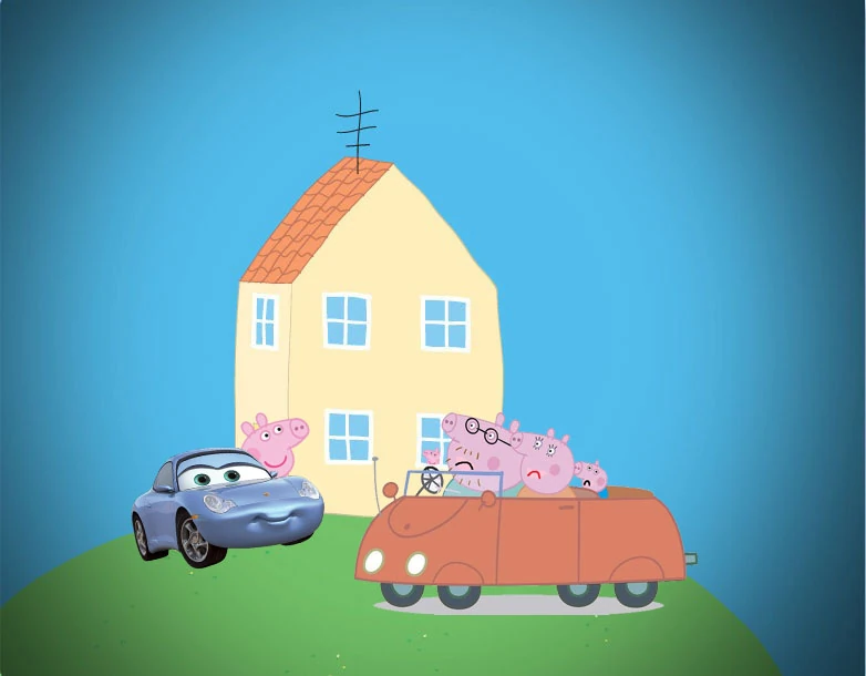 Peppa Gets A Talking Car! Peppa Pig Fanon Wiki FANDOM powered by Wikia