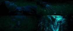 Percy Jackson La Mer des Monstres film Thalia transformation pin frontière magique camp.png