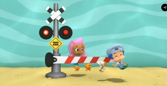 File:Bubble Guppies Triple Track Train Race Railroad Crossing Signal 1 05.png