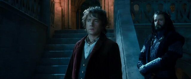 File:Bilbo and Thorin overhearing.jpg