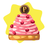 Petite four a la fraise
