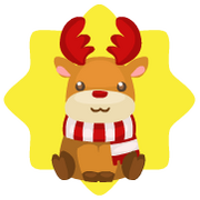 Cute reindeer plushie