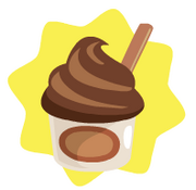 Chocolate soft serve