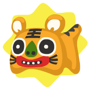 Oriental tiger plushie