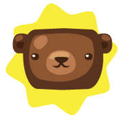 Brown bear pot