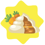 Carrot cake poo