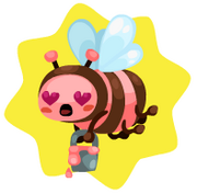 Buzzing Gemma Bee