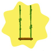 Oak tree swing