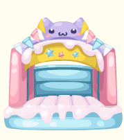 Birthday bouncy castle