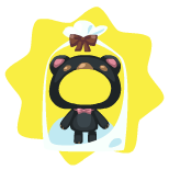 Spectacled bear costume set