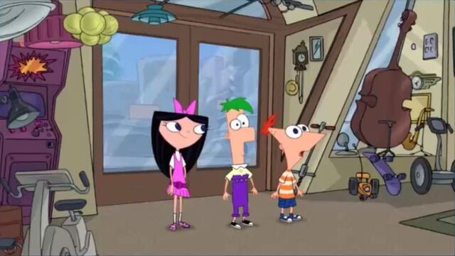 File:Past Phineas, Ferb and Isabella see Future Linda.jpg