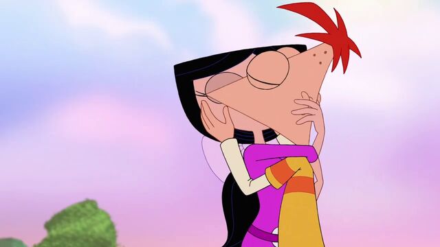 File:Isabella and Phineas kisses again.jpg