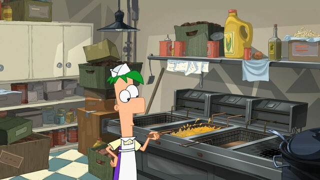 File:Ferb Frying.jpg