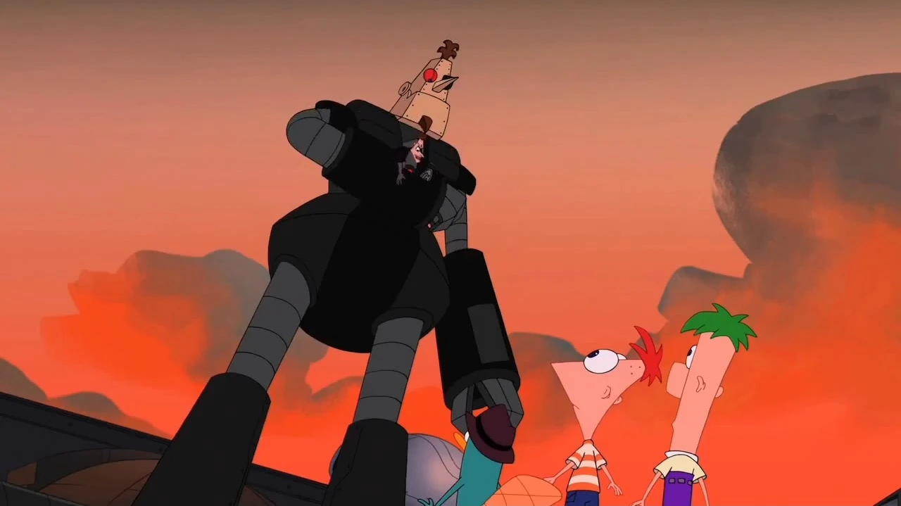 Giant 2nd Dimension Heinz Doofenshmirtz Robot Phineas and Ferb Wiki
