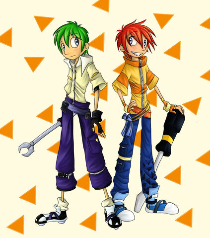 File:PnF meets KH finally finished, by FishandFoxes.jpg
