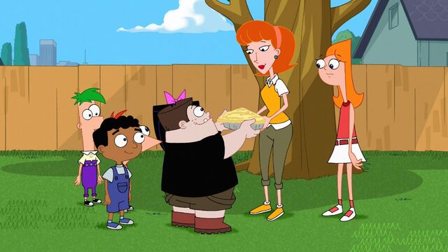 File:Linda having offered pie to the gang.jpg