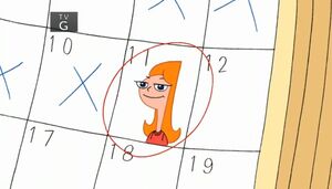 Candace on calendar