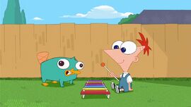 Baby Perry and Phineas enjoy playing music.jpg