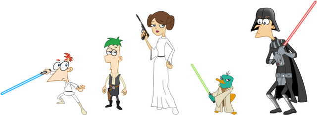 File:Phineas and Ferb Star Wars, by markmak.png