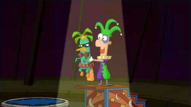 File:Ferb holding up Perry.jpg