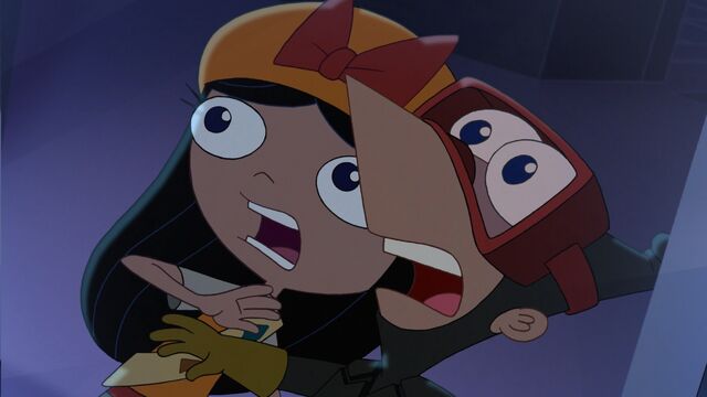 File:Isabella and Phineas screams together.jpg