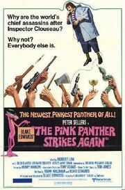 Pink panther strikes again movie poster