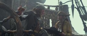 Cabin Boy and Barbossa