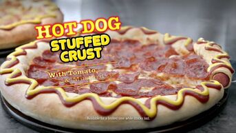 Hot Dog Stuffed Crust