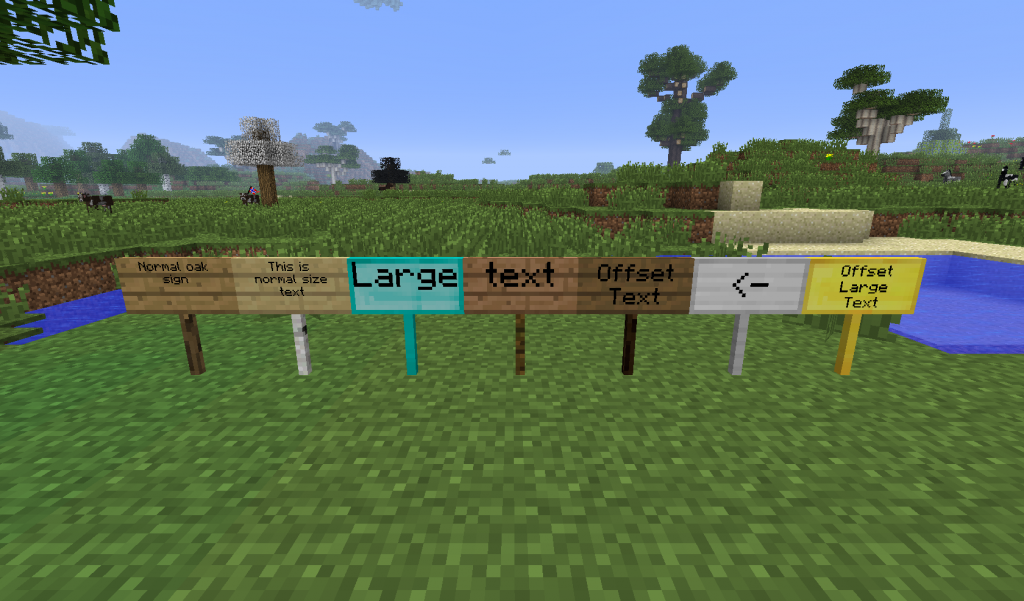 Moarsigns text