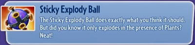 StickyExplodyBall