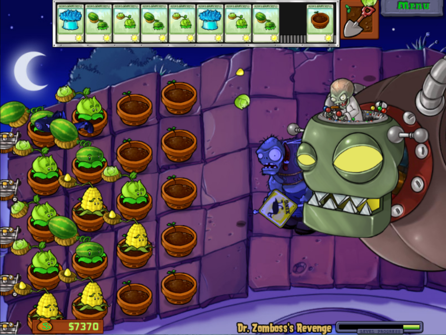 Night Roof | Plants vs. Zombies Wiki | FANDOM powered by Wikia