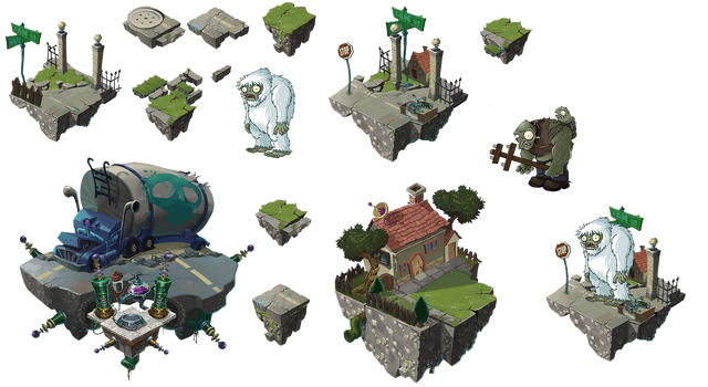 File:Pvzas suburbs pieces no background.png